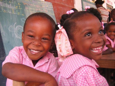 Schulkinder in Haiti
