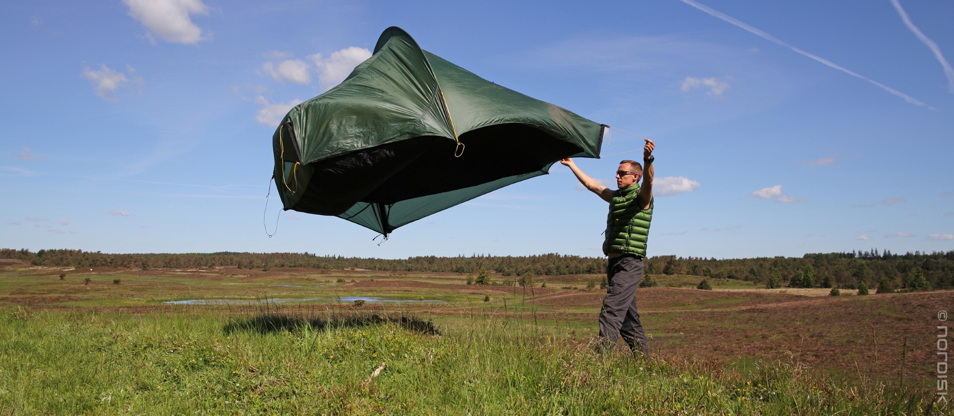 Nordisk – Voll ausgerüstet mit Zelt, Schlafsack und Matte bei weniger als 1.500 g