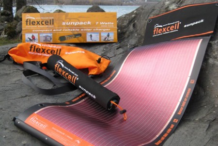 Flexcell Sunpack – Aufrollbare Solarzelle
