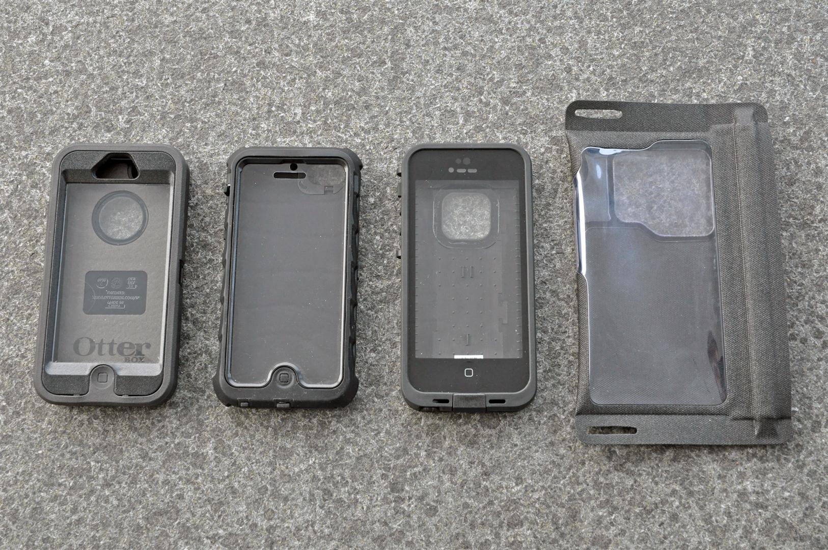 4 Outdoor Schutzhüllen für das iPhone 5 / 5S / SE im Vergleich