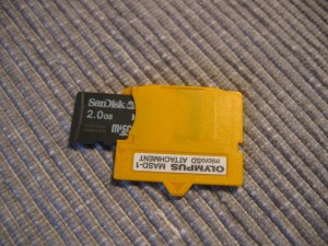 Olympus xD - microSD Adapter
