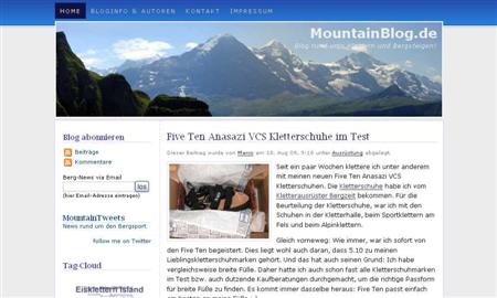 Blog Vorstellung #5 : MountainBlog.de