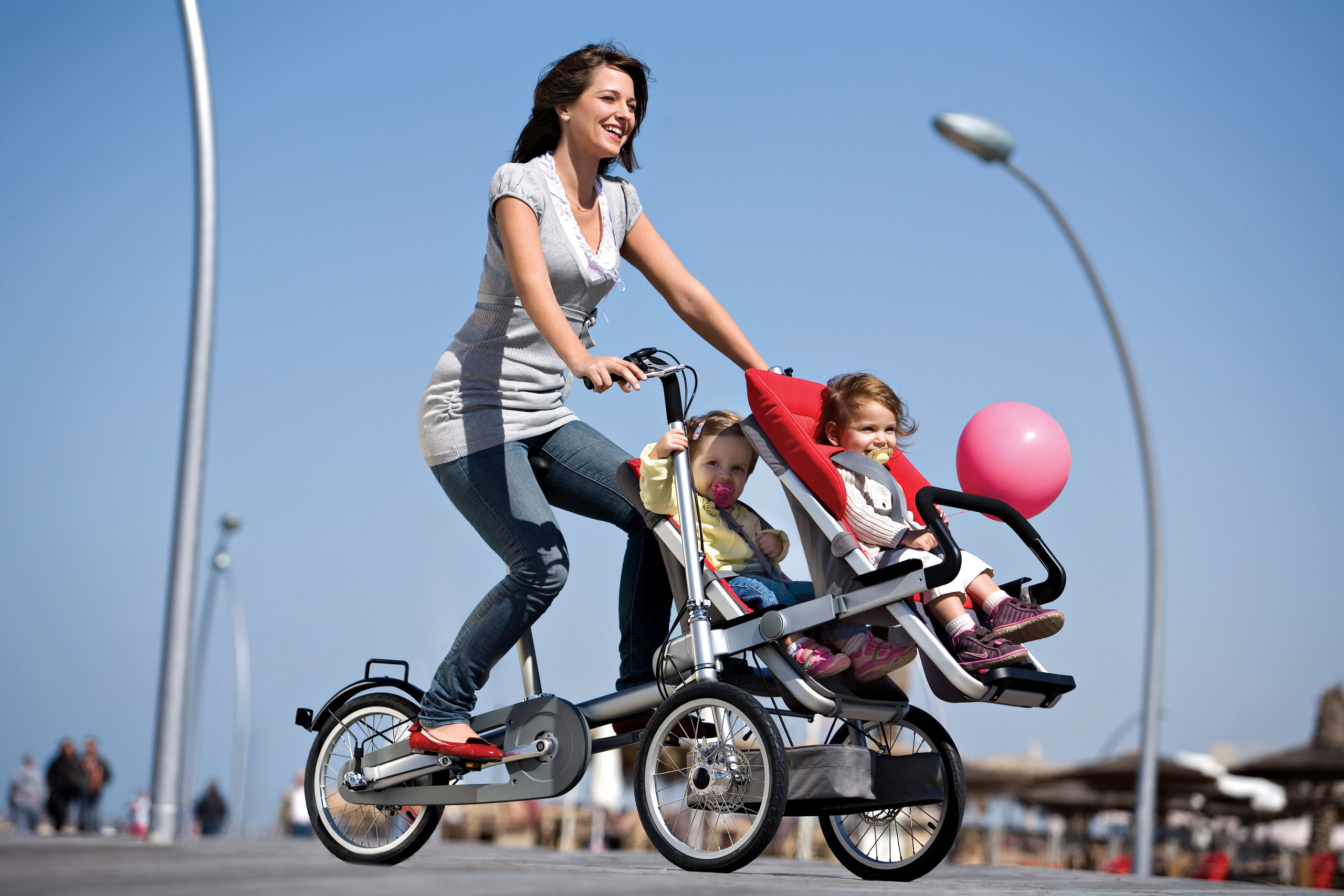 Taga Fahrrad-Kinderwagen-Hybrid